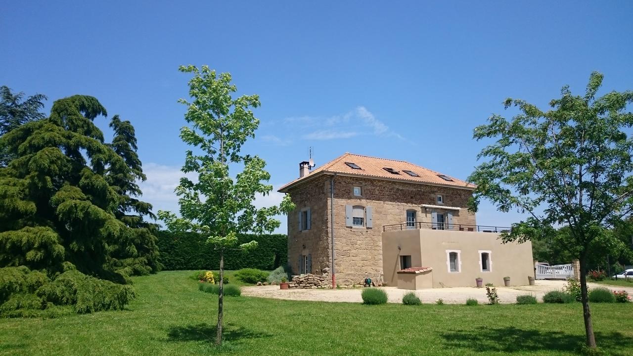 La Meridienne Des Collines Acomodação com café da manhã La Motte-de-Galaure Exterior foto